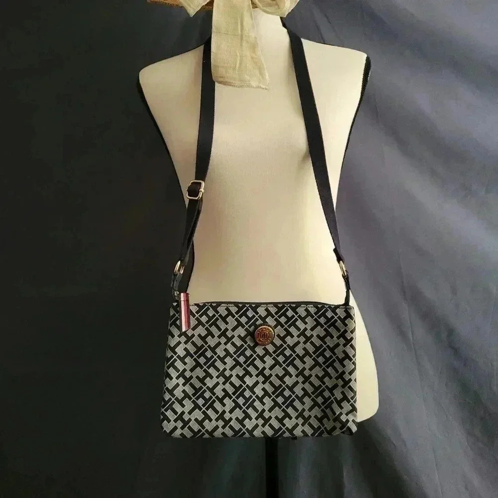 Tommy Hilfiger Monogram Crossbody Purse NWOT